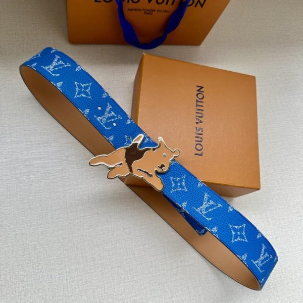 repliche,replica,perfette,siti di,affidabili,migliori siti,dove comprare,1:1,scarpe da ginnastica Cintura double face LOUIS VUITTON Initiales