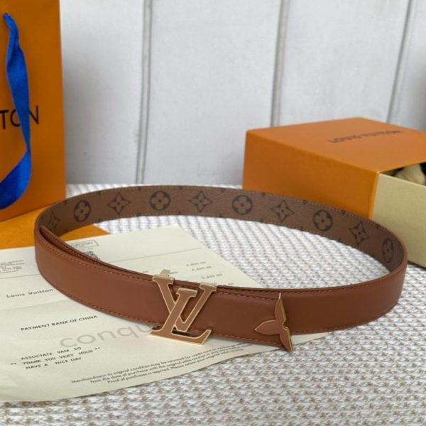 repliche,replica,perfette,siti di,affidabili,migliori siti,dove comprare,1:1,scarpe da ginnastica Cintura da donna LOUIS VUITTON in edizione speciale limitata larghezza 3.0