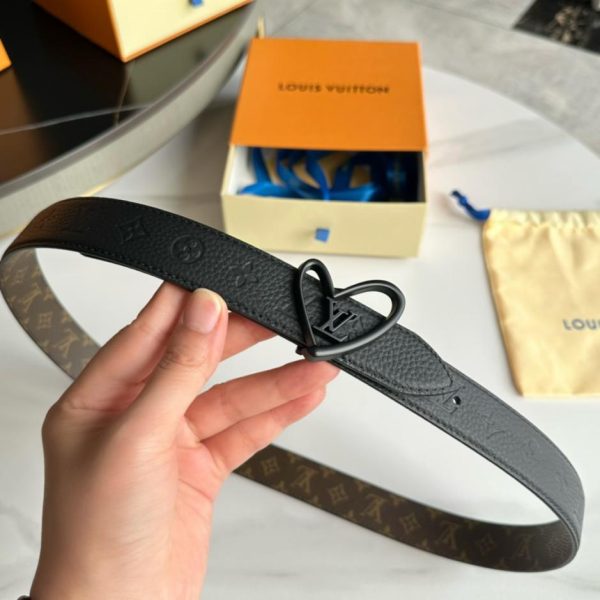 repliche,replica,perfette,siti di,affidabili,migliori siti,dove comprare,1:1,scarpe da ginnastica Cintura Classica da Donna LOUIS VUITTON Larghezza 30mm