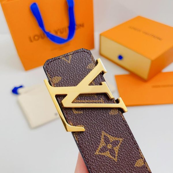repliche,replica,perfette,siti di,affidabili,migliori siti,dove comprare,1:1,scarpe da ginnastica Cintura classica LOUIS VUITTON larghezza 4.0