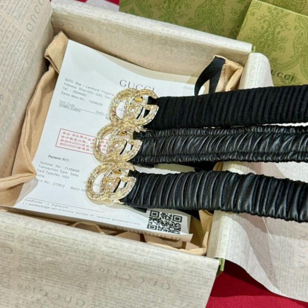 repliche,replica,perfette,siti di,affidabili,migliori siti,dove comprare,1:1,scarpe da ginnastica Gucci fibbia doppia G larghezza 2.0