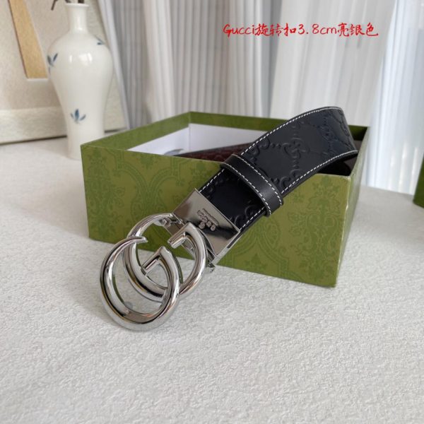 repliche,replica,perfette,siti di,affidabili,migliori siti,dove comprare,1:1,scarpe da ginnastica La nuova cintura in pelle goffrata di Gucci è larga 3,8 cm
