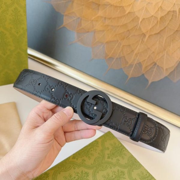 GUCCI nuovo incastro doppio G4.0cm