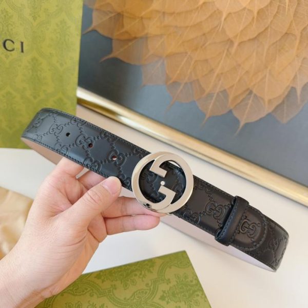 GUCCI nuovo incastro doppio G4.0cm