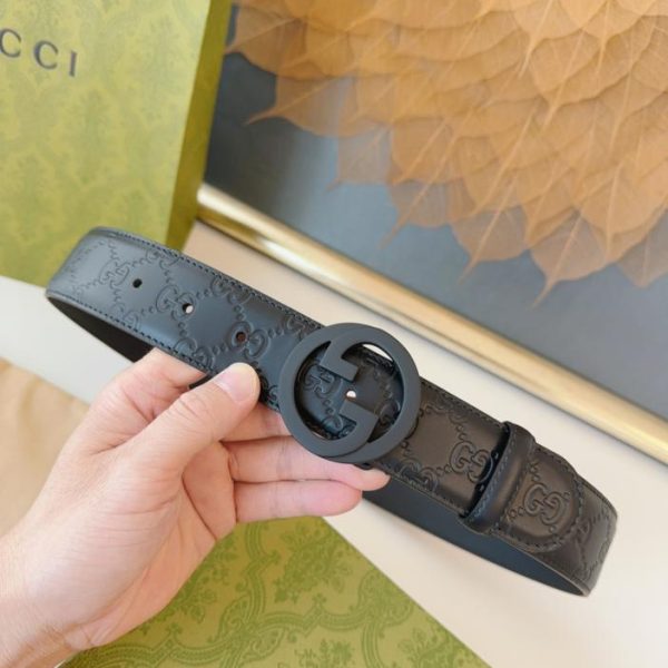 GUCCI nuovo incastro doppio G4.0cm
