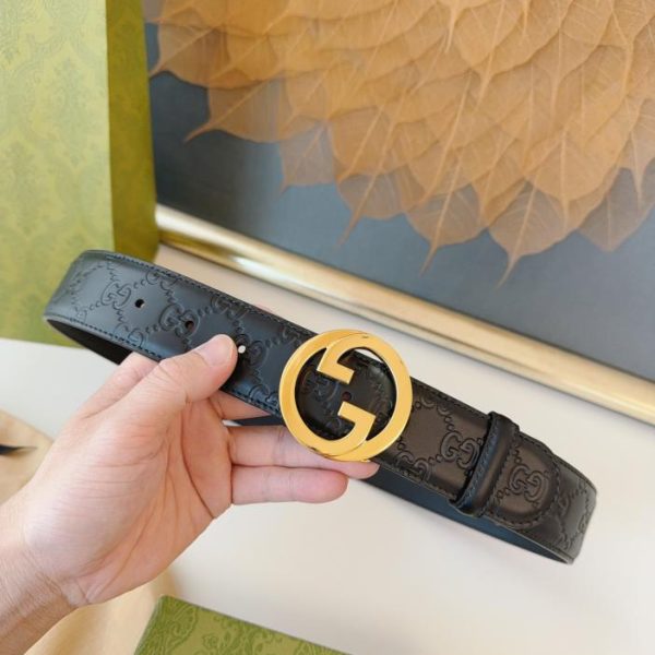 GUCCI nuovo incastro doppio G4.0cm