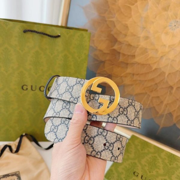 GUCCI nuovo incastro doppio G4.0cm