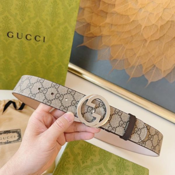 GUCCI nuovo incastro doppio G4.0cm