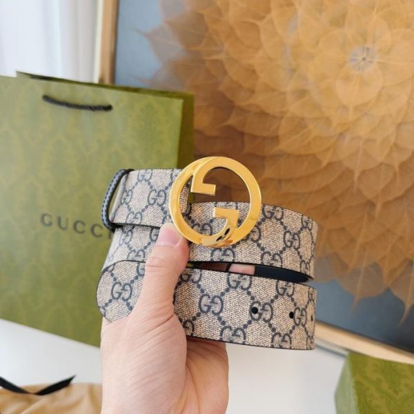 GUCCI nuovo incastro doppio G4.0cm