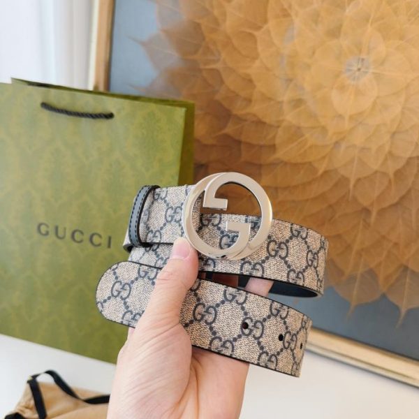GUCCI nuovo incastro doppio G4.0cm