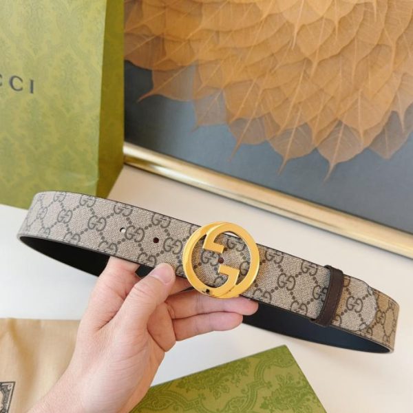 GUCCI nuovo incastro doppio G4.0cm