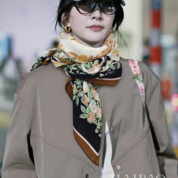 Sciarpa quadrata Gucci in cashmere