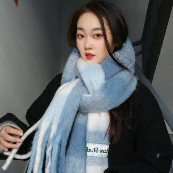 Sciarpa in mohair antiacne