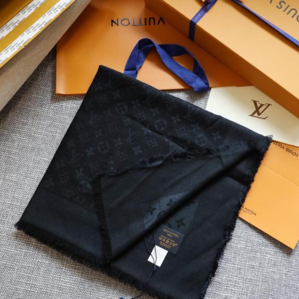 Sciarpa quadrata in cashmere Louis Vuitton
