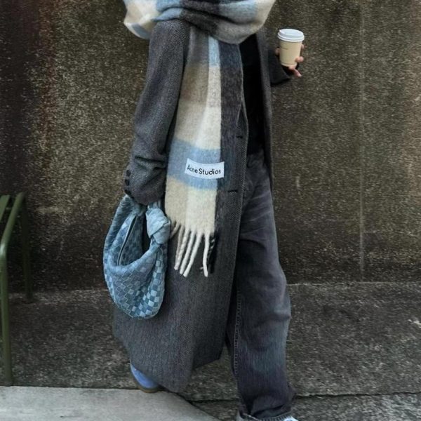 Sciarpa in mohair antiacne