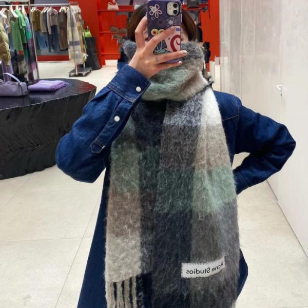Sciarpa in mohair antiacne