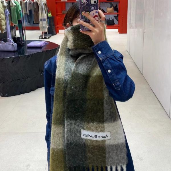 Sciarpa in mohair antiacne