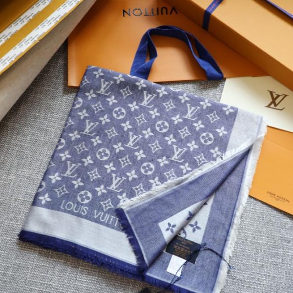 repliche,replica,perfette,siti di,affidabili,migliori siti,dove comprare,1:1,scarpe da ginnastica Sciarpa quadrata jacquard tono su tono di Louis Vuitton