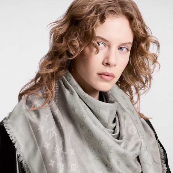 Sciarpa in cashmere bicolore Louis Vuitton