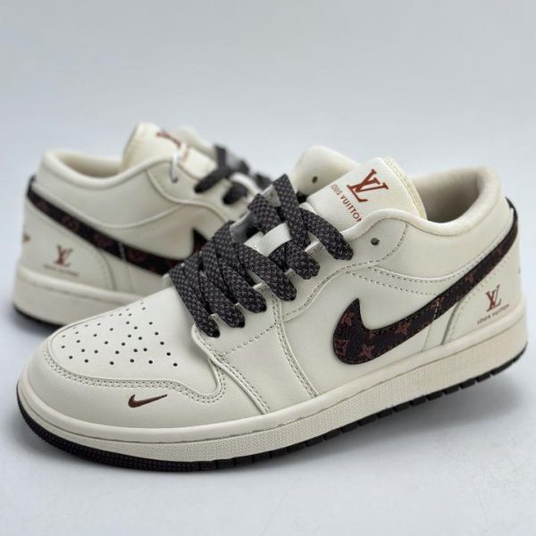 repliche,replica,perfette,siti di,affidabili,migliori siti,dove comprare,1:1,scarpe da ginnastica Air Jordan 1 Retro Low x Louis Vuitton 