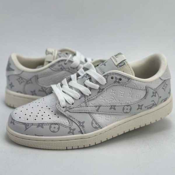 repliche,replica,perfette,siti di,affidabili,migliori siti,dove comprare,1:1,scarpe da ginnastica Air Jordan 1 Retro Low x Louis Vuitton x Travis Scott Alleanza tripartita