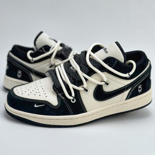 repliche,replica,perfette,siti di,affidabili,migliori siti,dove comprare,1:1,scarpe da ginnastica Orso violento Air Jordan 1 Retro Low x Bearbrick