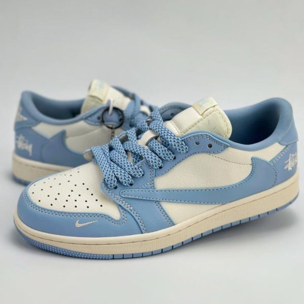 repliche,replica,perfette,siti di,affidabili,migliori siti,dove comprare,1:1,scarpe da ginnastica Collaborazione a tre tra Travis Scott x Nike Air Jordan 1 Low x Stussy