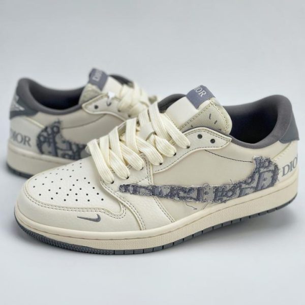repliche,replica,perfette,siti di,affidabili,migliori siti,dove comprare,1:1,scarpe da ginnastica Collaborazione a tre tra Travis Scott x Nike Air Jordan 1 Low x Dior