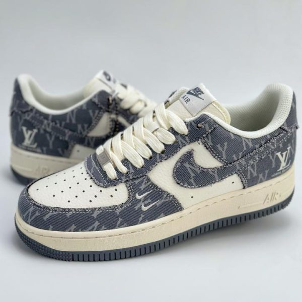 repliche,replica,perfette,siti di,affidabili,migliori siti,dove comprare,1:1,scarpe da ginnastica Serie Nike Air Force 1 Low 07 x Louis Vuitton x MLB
