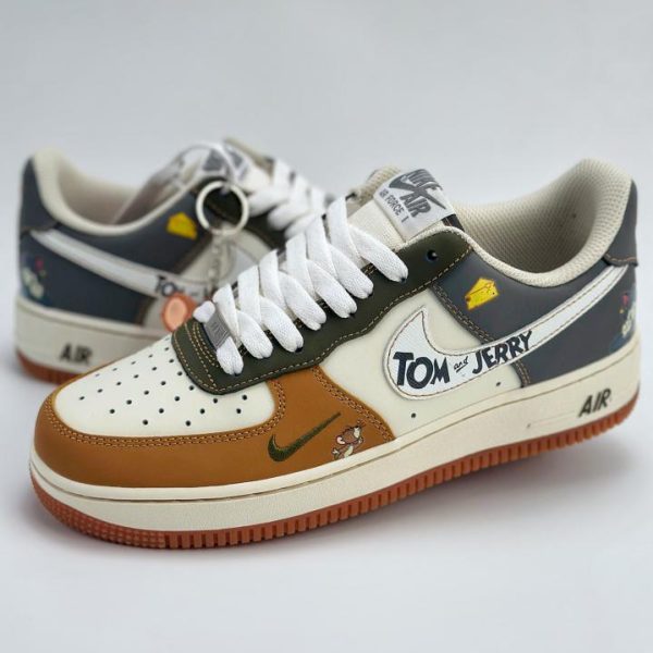repliche,replica,perfette,siti di,affidabili,migliori siti,dove comprare,1:1,scarpe da ginnastica Nike Air Force 1 Low 07 serie Tom e Jerry
