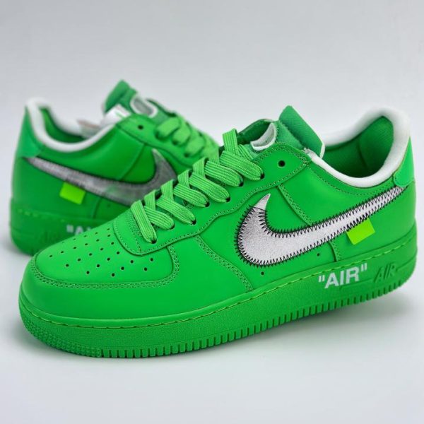 repliche,replica,perfette,siti di,affidabili,migliori siti,dove comprare,1:1,scarpe da ginnastica Serie Nike Air Force 1 Low 07 x OFF-WHITE Verde