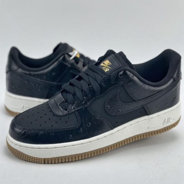 repliche,replica,perfette,siti di,affidabili,migliori siti,dove comprare,1:1,scarpe da ginnastica Nike Air Force 1 Low 07 Blcck serie Struzzo