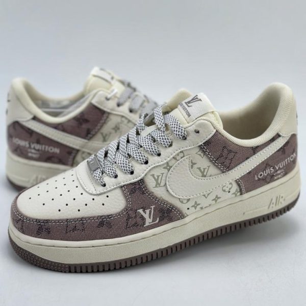 repliche,replica,perfette,siti di,affidabili,migliori siti,dove comprare,1:1,scarpe da ginnastica Serie Nike Air Force 1 Low 07 x Louis Vuitton