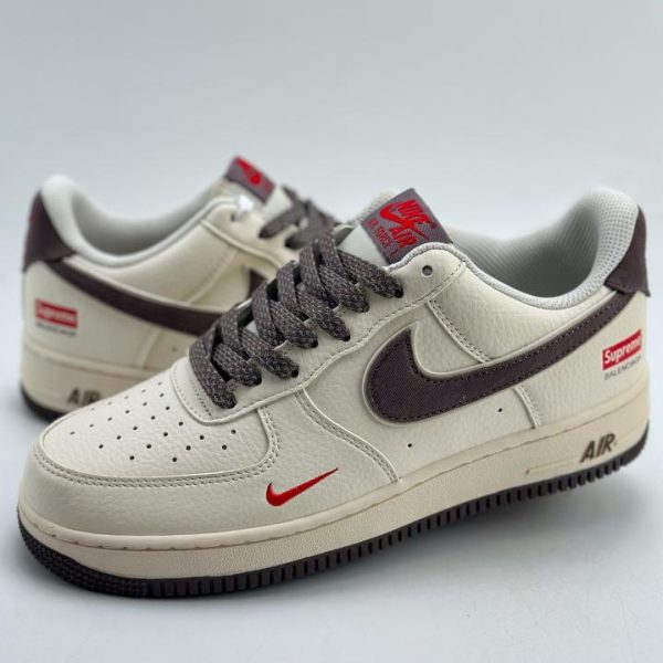 repliche,replica,perfette,siti di,affidabili,migliori siti,dove comprare,1:1,scarpe da ginnastica Serie Nike Air Force 1 Low 07 x Supreme x Balenciaga