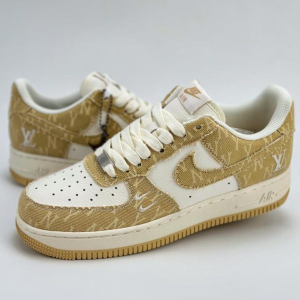 repliche,replica,perfette,siti di,affidabili,migliori siti,dove comprare,1:1,scarpe da ginnastica Serie Nike Air Force 1 Low 07 x MLB x Louis Vuitton