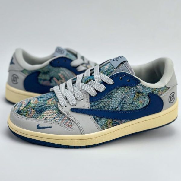 repliche,replica,perfette,siti di,affidabili,migliori siti,dove comprare,1:1,scarpe da ginnastica Collaborazione a tre tra Travis Scott x Nike Air Jordan 1 Low x CLOT