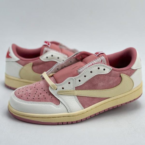 repliche,replica,perfette,siti di,affidabili,migliori siti,dove comprare,1:1,scarpe da ginnastica Travis Scott x Nike Air Jordan 1 Low x Louis VuittonAir Jordan 1 Low Peach Pink White Barb