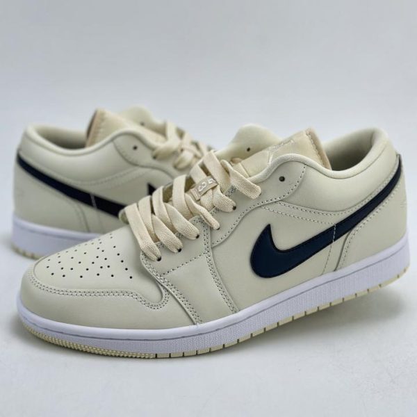 repliche,replica,perfette,siti di,affidabili,migliori siti,dove comprare,1:1,scarpe da ginnastica Versione per il commercio estero di Air Jordan 1 Retro Low crema di latte di cocco ufficiale nuovo colore