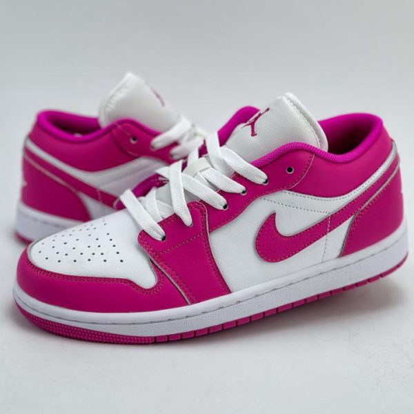 repliche,replica,perfette,siti di,affidabili,migliori siti,dove comprare,1:1,scarpe da ginnastica Air Jordan 1 Retro Low WMNS Bianco Rosa Ufficiale sincronizzato Nuovo colore