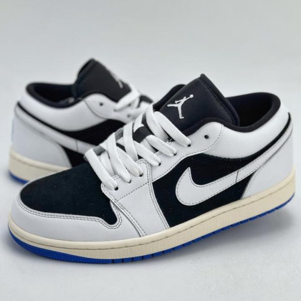 repliche,replica,perfette,siti di,affidabili,migliori siti,dove comprare,1:1,scarpe da ginnastica Air Jordan 1 Retro Low Quai 54 Nero e Bianco Nuovi colori sincronizzati ufficiali