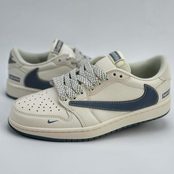 repliche,replica,perfette,siti di,affidabili,migliori siti,dove comprare,1:1,scarpe da ginnastica Collaborazione a tre tra Travis Scott x Nike Air Jordan 1 Low x Supreme