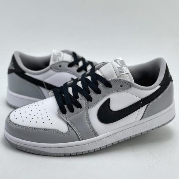repliche,replica,perfette,siti di,affidabili,migliori siti,dove comprare,1:1,scarpe da ginnastica Air Jordan 1 Retro Low OG Brons bianco e grigio nuovo colore ufficiale