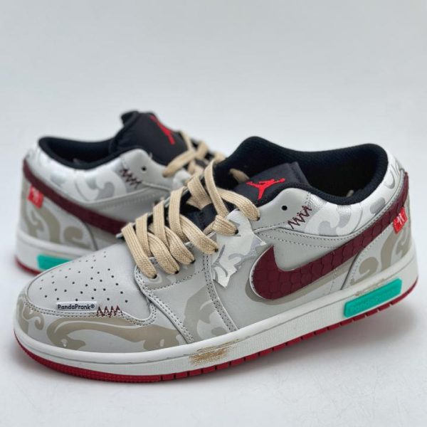 repliche,replica,perfette,siti di,affidabili,migliori siti,dove comprare,1:1,scarpe da ginnastica Air Jordan 1 Low Panda Prank