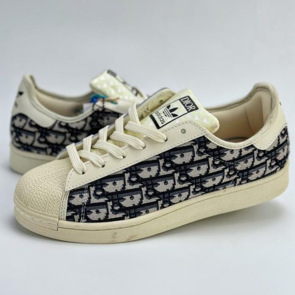 repliche,replica,perfette,siti di,affidabili,migliori siti,dove comprare,1:1,scarpe da ginnastica Adidas Originals Superstar punta a conchiglia x DIOR