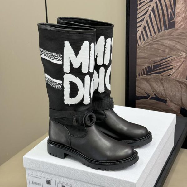 repliche,replica,perfette,siti di,affidabili,migliori siti,dove comprare,1:1,scarpe da ginnastica Versione top degli stivali a metà polpaccio Dior