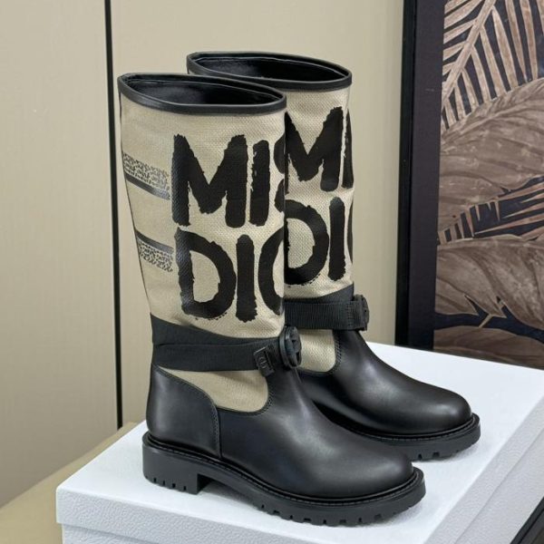 repliche,replica,perfette,siti di,affidabili,migliori siti,dove comprare,1:1,scarpe da ginnastica Versione top degli stivali a metà polpaccio Dior
