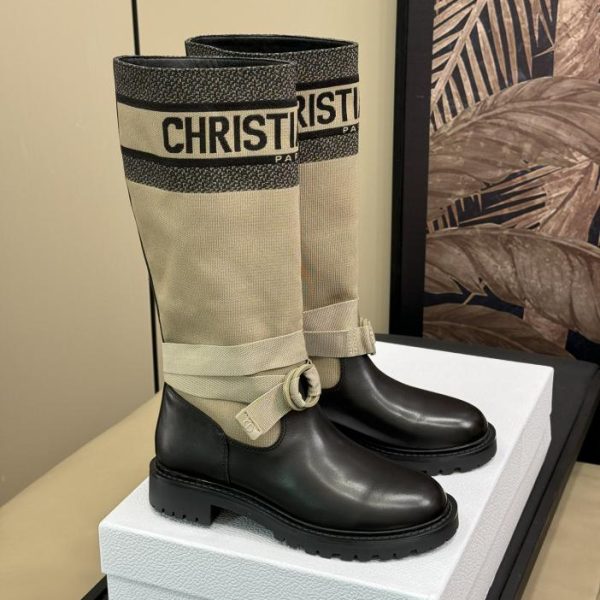 repliche,replica,perfette,siti di,affidabili,migliori siti,dove comprare,1:1,scarpe da ginnastica Versione top degli stivali a metà polpaccio Dior