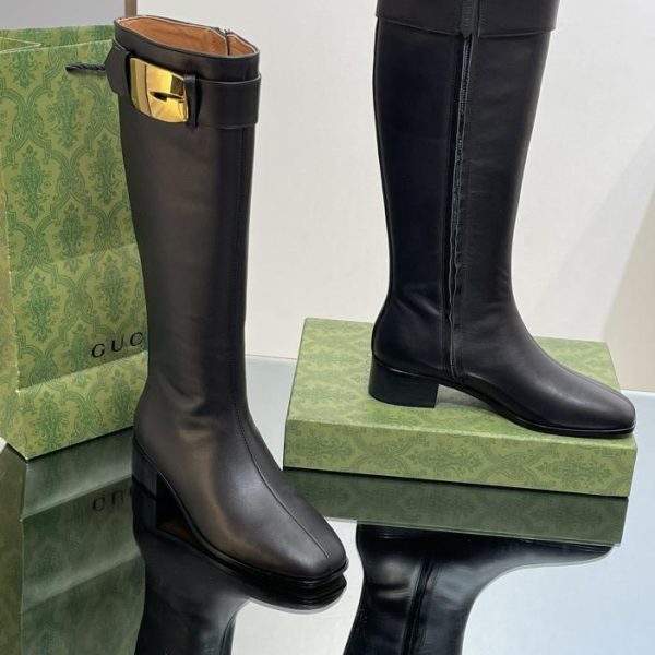 repliche,replica,perfette,siti di,affidabili,migliori siti,dove comprare,1:1,scarpe da ginnastica Gucci vintage G stivali con fibbia della cintura stivali da cavaliere