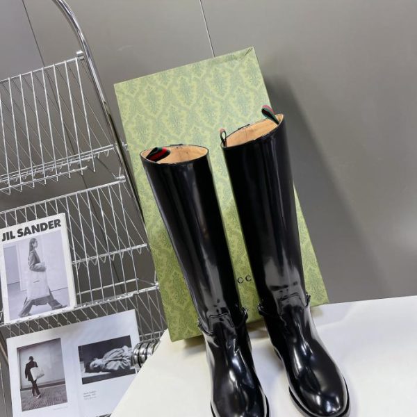 repliche,replica,perfette,siti di,affidabili,migliori siti,dove comprare,1:1,scarpe da ginnastica GUCCI Stivali equestri da passerella autunno inverno Gucci