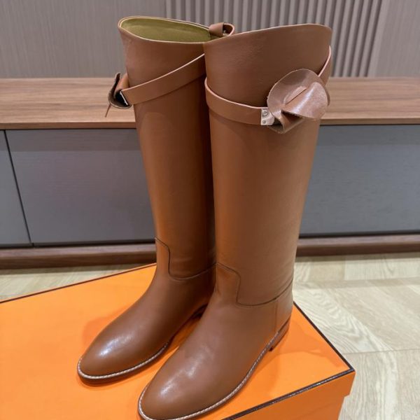 Nuovi stivali da cavaliere con fibbia Kelly color block di Hermes